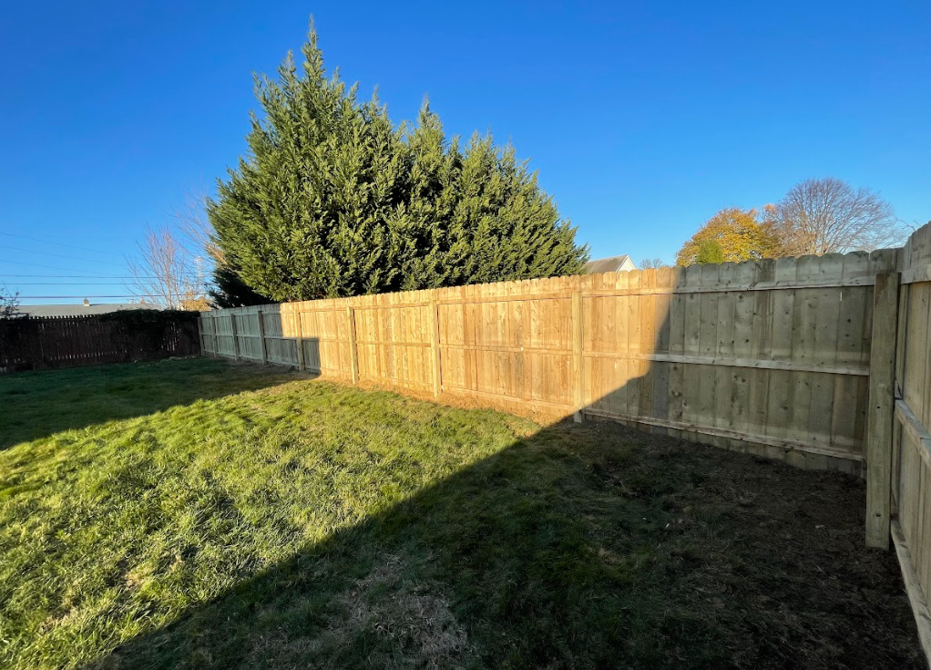 Fencing project in Marlton, NJ
