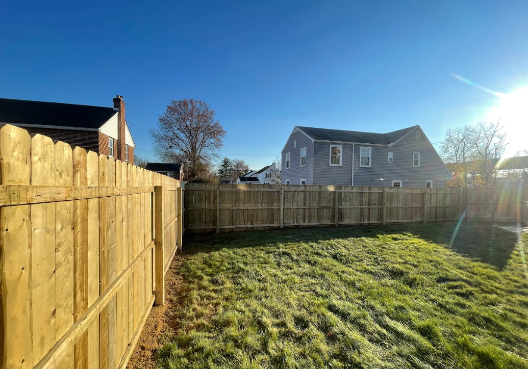 Fencing project in Haddonfield, NJ