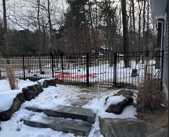 Fencing project in Medford, NJ