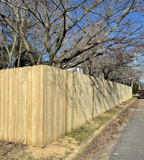 Fencing project in Berlin, NJ