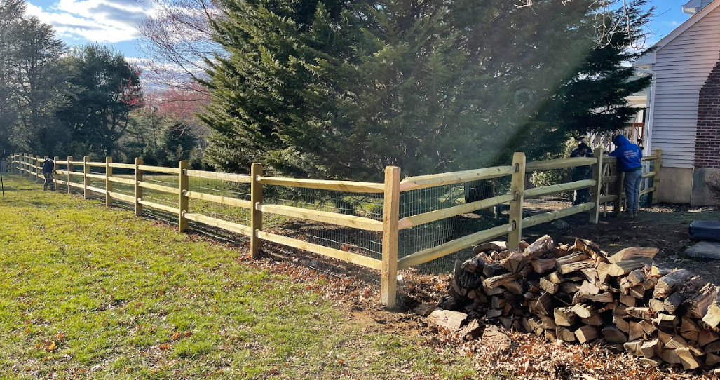 Fencing project in Pitman, NJ